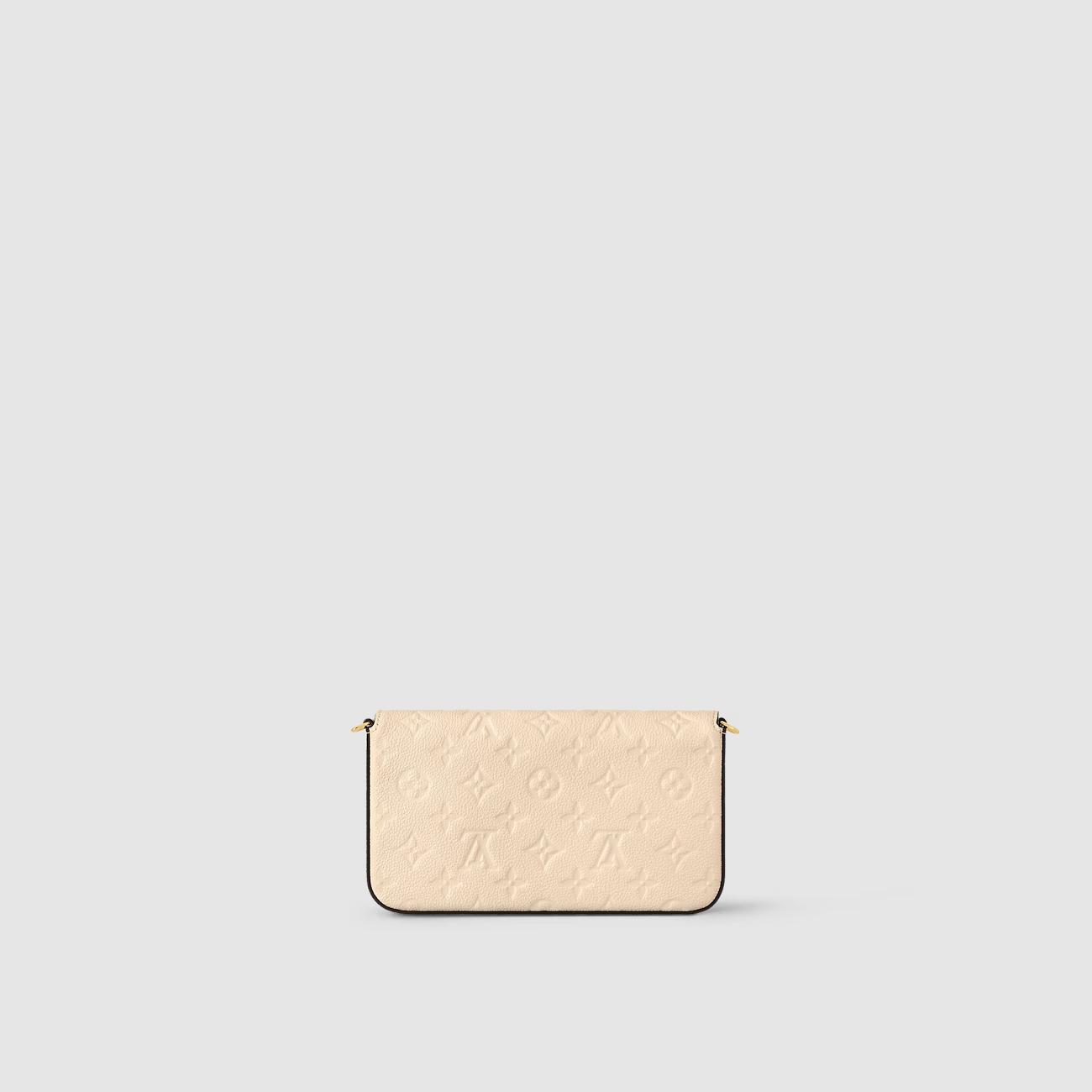 Túi Louis Vuitton Félicie Pochette Nữ Monogram Empreinte Kem